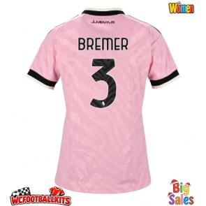 Juventus Gleison Bremer #3 Replica Away Stadium Shirt for Women 2026-27 Short Sleeve